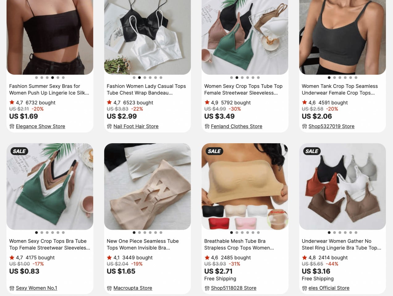 tube tops dropshypnow.com